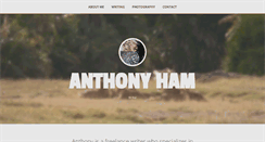 Desktop Screenshot of anthonyham.com